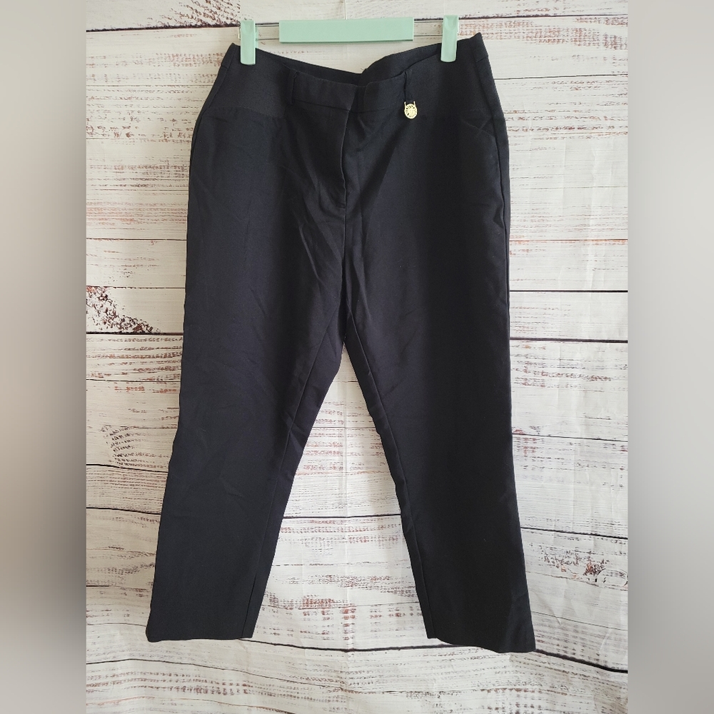 Anne Klein S32 Wide Ankle Black pants